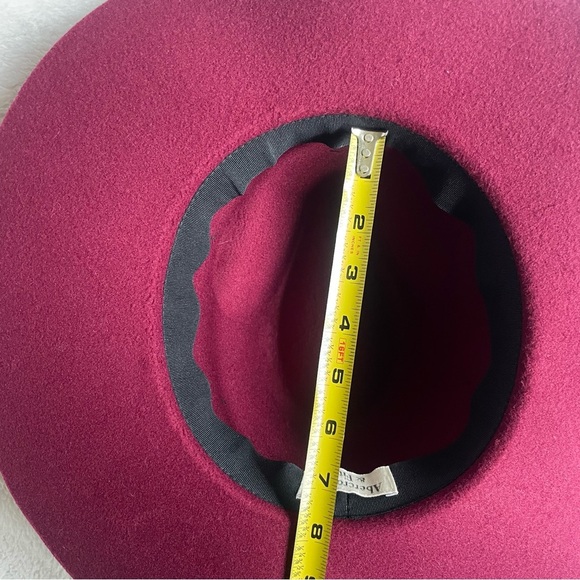 Abercrombie & Fitch A&F Maroon Cowboy Safari Hat - Picture 7 of 7